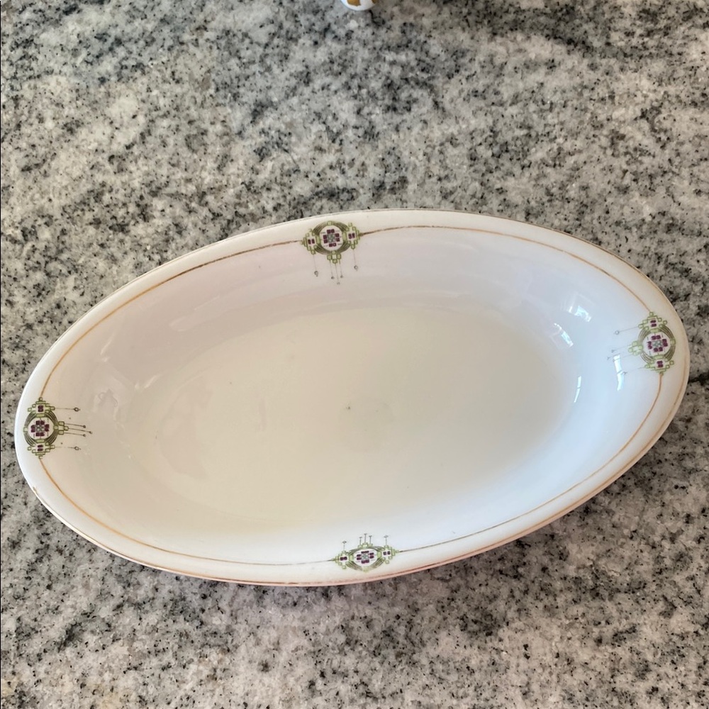 Antique Nagoya Nippon ca.1920’s #NAG8 Porcelain Oval Relish Dish!